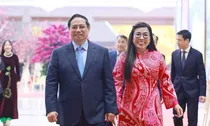 Thủ tướng Phạm Minh Chính chủ trì chiêu đãi Đoàn ngoại giao tại Việt Nam