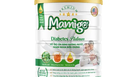Sữa tiểu đường thảo dược Mamigo: Giải quyết nỗi lo dinh dưỡng bệnh tiểu đường