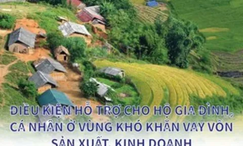 Infographics: Điều kiện hỗ trợ cho hộ gia đình, cá nhân ở vùng khó khăn vay vốn sản xuất, kinh doanh