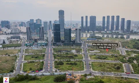 Khu đất dự kiến xây tòa tháp 99 tầng ở Thủ Thiêm