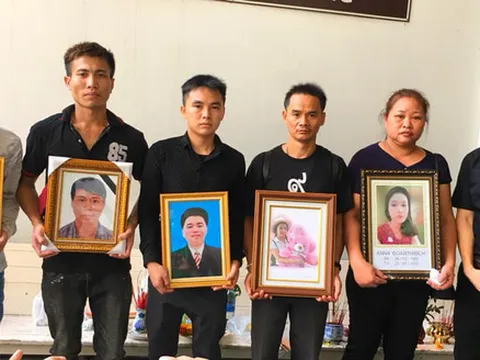 Thi thể 5 nạn nhân tử vong tại Thái Lan được đưa về quê an táng