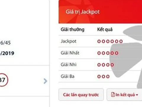 Một tấm vé số trúng độc đắc hơn 44 tỷ đồng