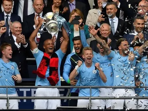 Man City thắng 6-0, xuất sắc vô địch FA Cup