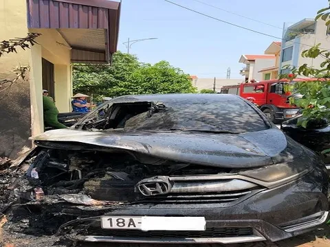 Honda cử kỹ thuật viên tìm hiểu nguyên nhân vụ cháy xe ô tô CR-V ở Nam Định