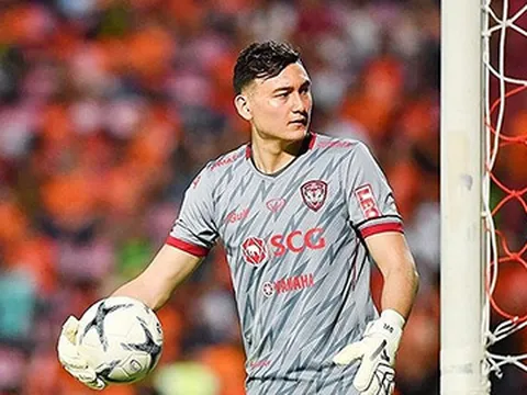 Đặng Văn Lâm thủng lưới trong trận thua đội Xuân Trường