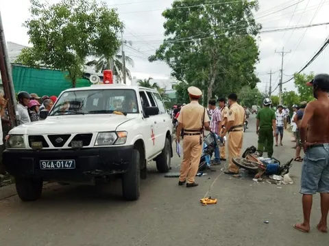 Hai xe máy va chạm, một người tử vong tại chỗ