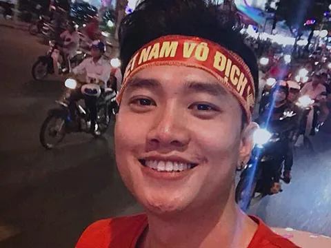 Sao Việt ăn mừng chiến thắng rạng rỡ của đội tuyển Việt Nam trước Thái Lan