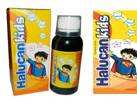 Lý do siro Halucan Kids của Công ty Dược Hadico bị cảnh báo?