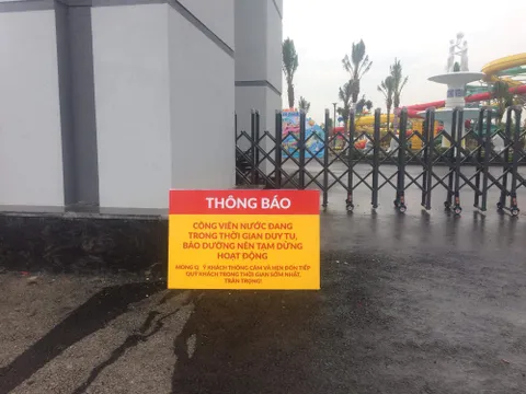 Sau sự cố bé trai đuối nước, công viên nước Thanh Hà bị đề nghị đình chỉ hoạt động