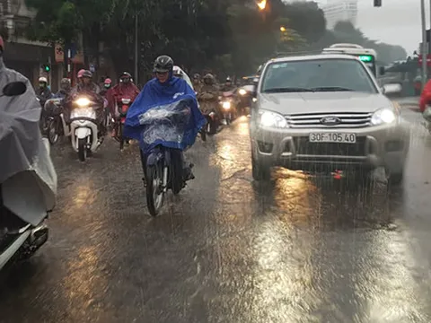 Mưa dông ở vùng núi Bắc Bộ có khả năng kéo dài đến ngày 18/6