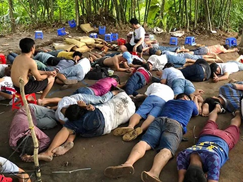 Bộ Công an vây bắt trường gà của băng giang hồ 'máu mặt' ở Vĩnh Long