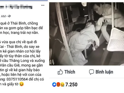 Sau khi bị dân mạng truy tìm, kẻ trộm ví của người phụ nữ trên xe giường nằm trả lại tiền