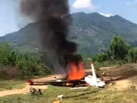 Điều tra nguyên nhân vụ rơi máy bay quân sự ở Khánh Hòa