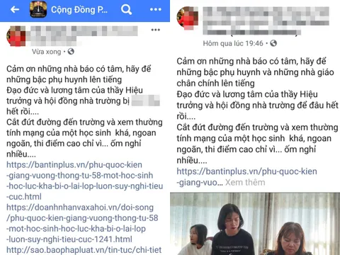 Nữ doanh nhân nói về việc lên Facebook chửi hiệu trưởng vì con bị lưu ban?