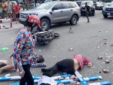 Xe khách đâm hàng loạt ô tô, xe máy ở Quảng Ninh, 5 người thương vong