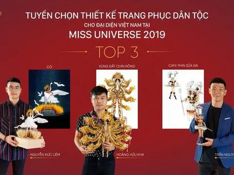 Top 3 National Costume của Hoàng Thùy, mẫu 'bàn thờ' bị loại