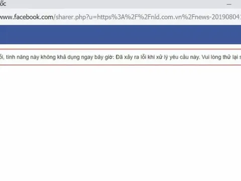 Facebook gặp sự cố, sập đồng loạt tại nhiều nơi trên thế giới