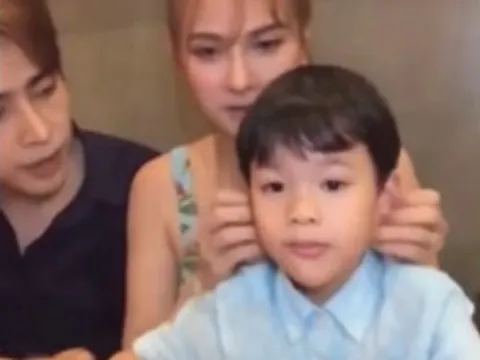 Chồng trẻ Thu Thủy lên tiếng khi bị chỉ trích vì đối xử không tốt với con