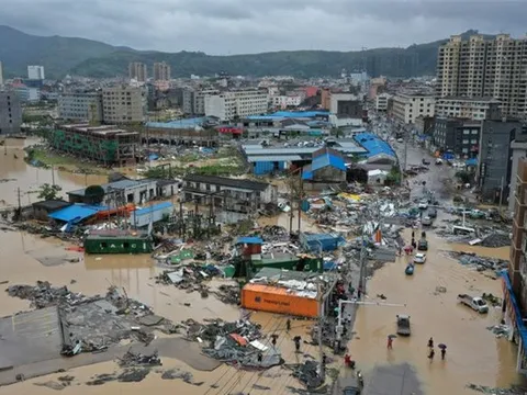 Siêu bão Lekima đổ bộ Trung Quốc, nhiều người thiệt mạng và mất tích