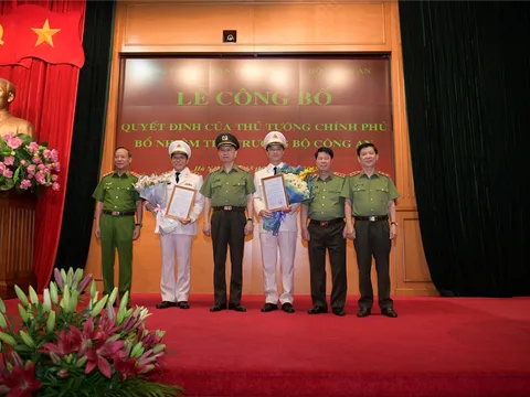 Bổ nhiệm 2 thứ trưởng Bộ Công an
