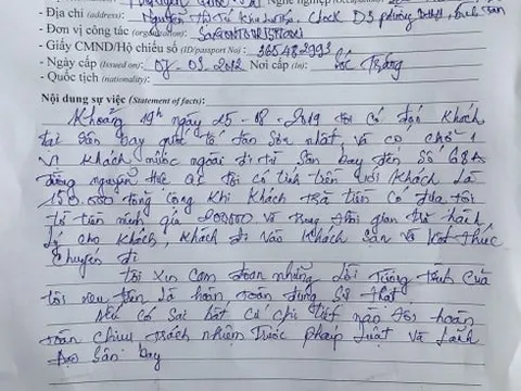 Tài xế taxi 'chặt chém' khách Ấn Độ 1,2 triệu ở Tân Sơn Nhất đã mang tiền trả lại