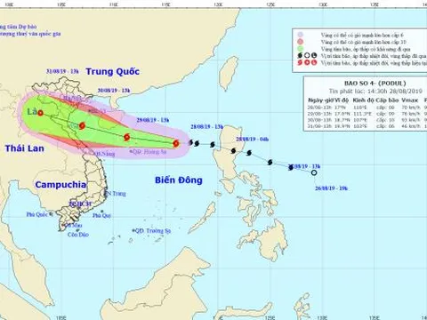 Bão Podul đổ bộ Thanh Hóa - Quảng Bình