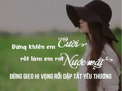 Cảm ơn những lần anh vô tâm, bỏ em cô độc!