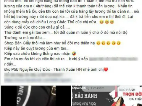 Xác minh thông tin chủ shop giầy tát nữ sinh đến đòi lương, dọa 'Bộ trưởng cũng không dám nói thế với tao đâu'