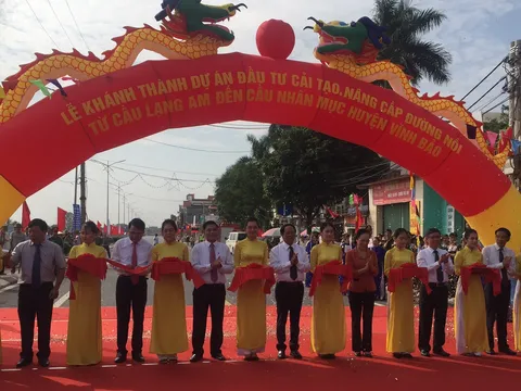 Hải Phòng: Khánh thành đường nối từ cầu Lạng Am đến cầu Nhân Mục