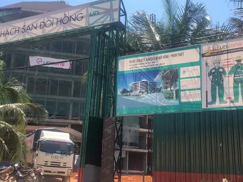 Bình Thuận: Resort Đồi Hồng bị xử phạt do xây dựng trái phép