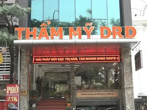 Thẩm mỹ viện DrD bị phạt 43 triệu đồng do quảng cáo trái phép