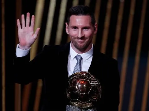 Cầu thủ Messi giành Quả Bóng Vàng 2019