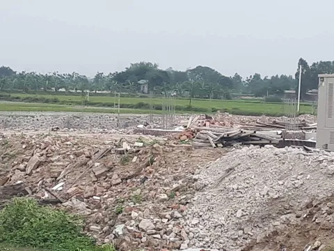 Hà Nội: Cây xăng xã Tam Hưng bị đề nghị đình chỉ khi thi công chưa có GPXD