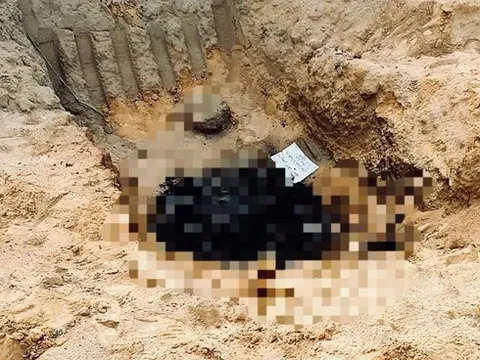 Tìm thân nhân người đàn ông cháy đen dưới hố công trình ở Bình Dương