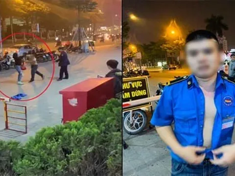 Mâu thuẫn về việc để xe, nam bảo vệ đấm, chửi tục một phụ nữ tại trung tâm thương mại