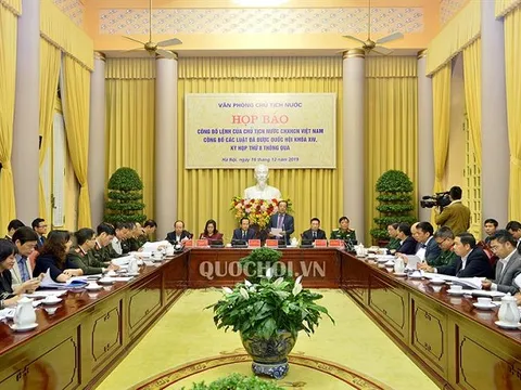 11 Luật được Quốc hội khóa XIV, kỳ họp thứ 8 thông qua