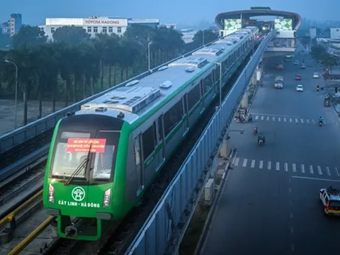 13 đoàn tàu Cát Linh - Hà Đông được cấp chứng nhận đăng kiểm tạm thời để chạy thử