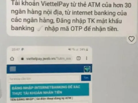 Công an Hà Nội cảnh báo giả mạo ViettelPay để lừa đảo