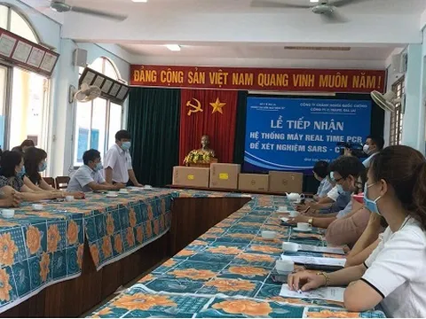 Cường Đô La chia sẻ về việc trao tặng hệ thống máy xét nghiệm Covid-19