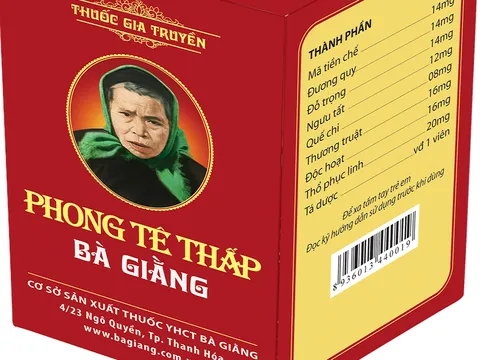 Thu hồi Viên hoàn cứng phong tê thấp Bà Giằng độc tính bất thường