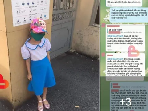 Học sinh lớp 1 ở Hải Phòng bị cô giáo phê bình, bắt đứng đợi giữa trời nắng