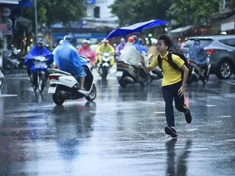 Dự báo thời tiết ngày 23/5: Bắc Bộ và Hà Nội có mưa