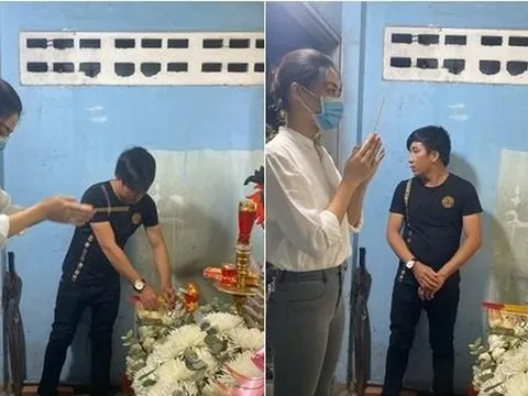 Hoa hậu Lương Thùy Linh đến viếng học sinh tử vong vì cây phượng đổ