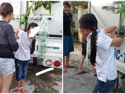 Lời trần tình của người mẹ trói con gái vào xe tải 'bêu' ngoài đường