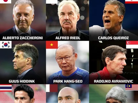 HLV Park Hang Seo lọt top HLV xuất sắc nhất châu Á