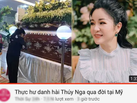 Danh hài Thúy Nga lên tiếng về tin đồn đã qua đời ở Mỹ, để lại tài sản triệu đô