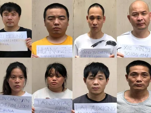 TP.HCM: Tạm giữ 8 người Trung Quốc nhập cảnh trái phép