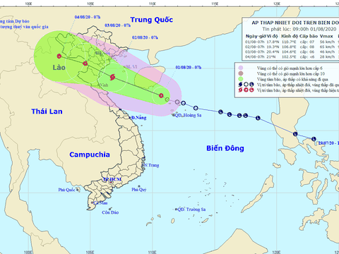Tin áp thấp nhiệt đới trên biển Đông