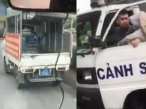 Điều chuyển công tác trung úy công an mặc quần đùi, áo cộc dẹp hàng rong