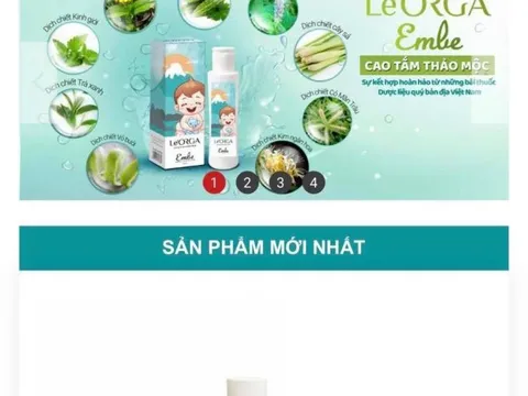 Mỹ phẩm Orga quảng cáo thổi phồng công dụng như thuốc chữa bệnh